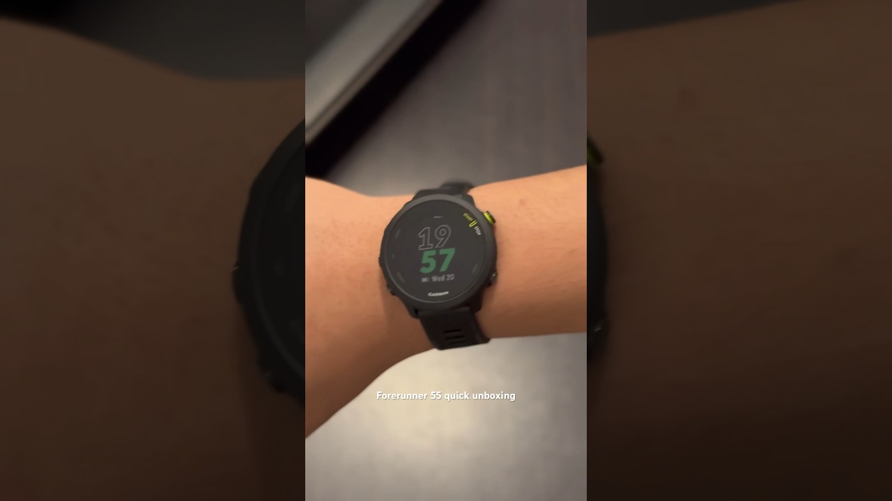 A rather quick and straight forward Forerunner 55 unboxing. Garmin #Forerunner55