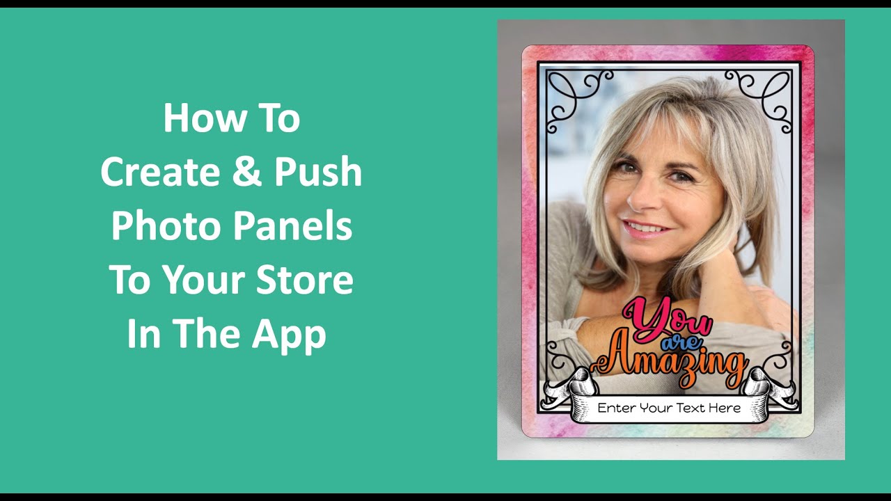 How To Create A Photo Panel In The App