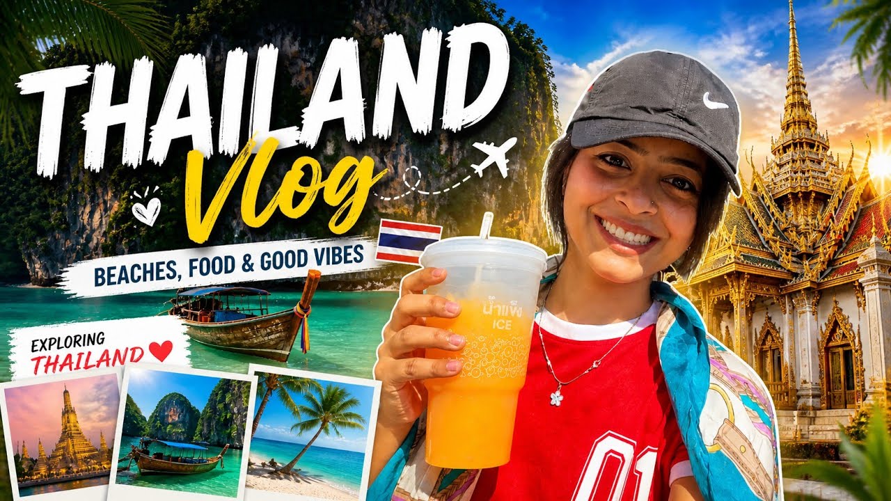 Видеоблог о Таиланде 🇹🇭 Моя первая международная поездка 😍