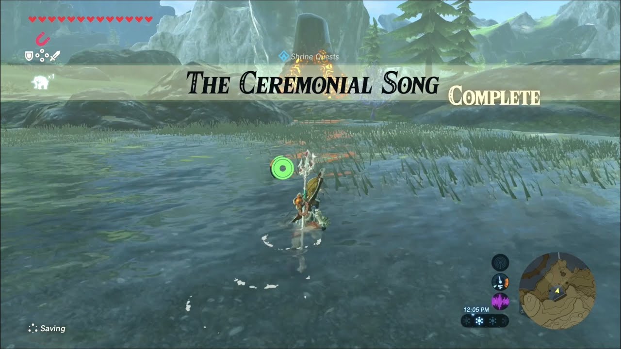 The Ceremonial Song Shrine Quest Walkthrough | Dagah Keek Shrine | Zelda BotW