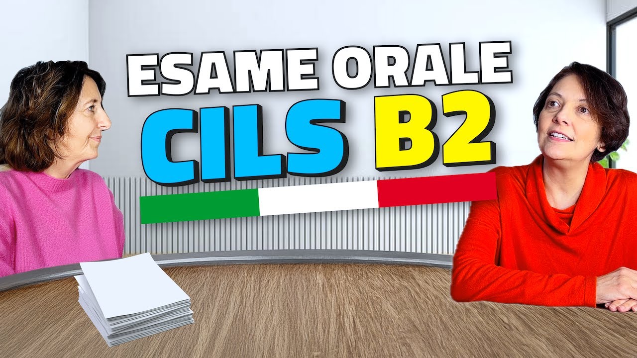 🗣 ESAME CILS B2 🇮🇹 PROVA ORALE ITALIANO SIMULAZIONE COMPLETA 🎓 #cilsb2 #esame