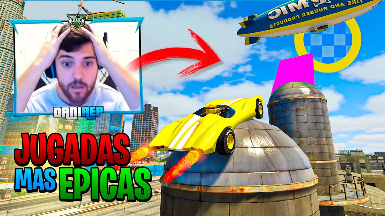 Las JUGADAS MAS &Eacute;PICAS De DANIREP En GTA 5 ONLINE *SALTO ESPECTACULAR*
