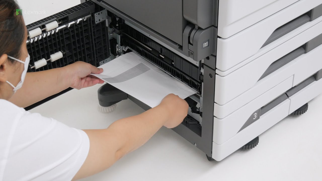 MX930/CX930/CX931/XC9325/XC9335—Paper jam in door B