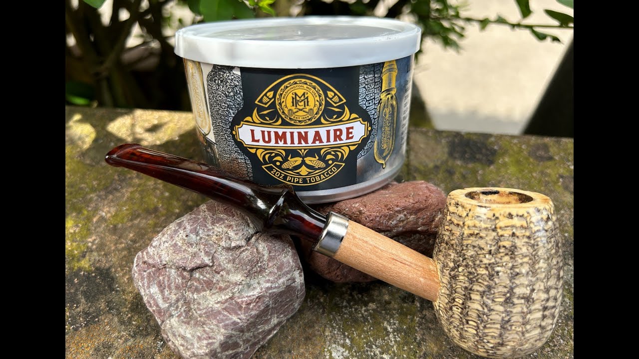 Missouri Meerschaum Luminaire pipe tobacco + new Corn Cob + brief Corn Cob chat