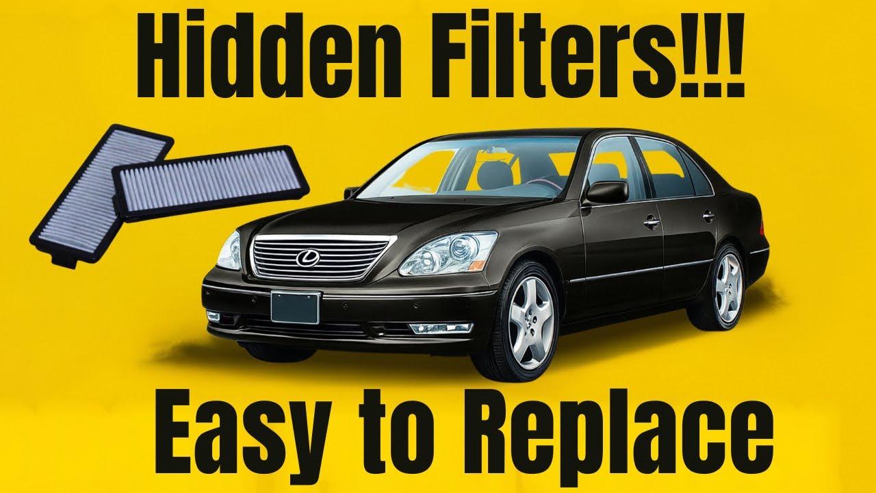 Hidden Maintenance Secret! Replacing the Forgotten Seat Filters on a Lexus LS430 (2001–2006)