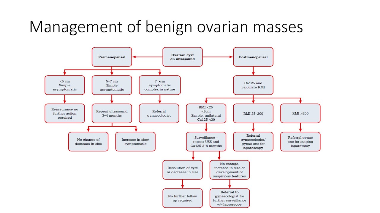 BENIGN OVARIAN MASSES IN PREMENOPAUSAL WOMEN