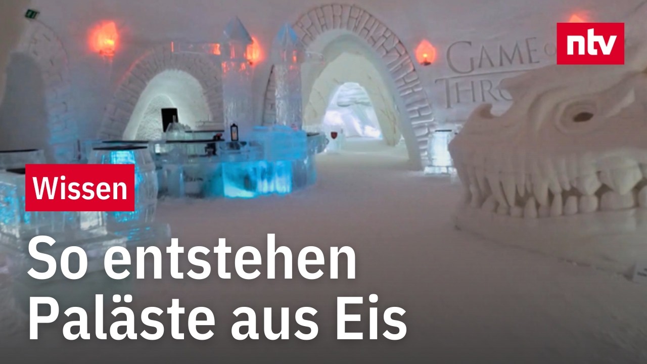 So wird das gr&ouml;&szlig;te Schneehotel der Welt gebaut
