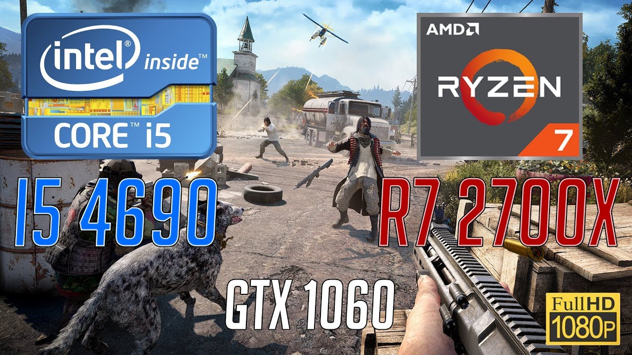 i5 4690 vs Ryzen 7 2700x | GTX 1060