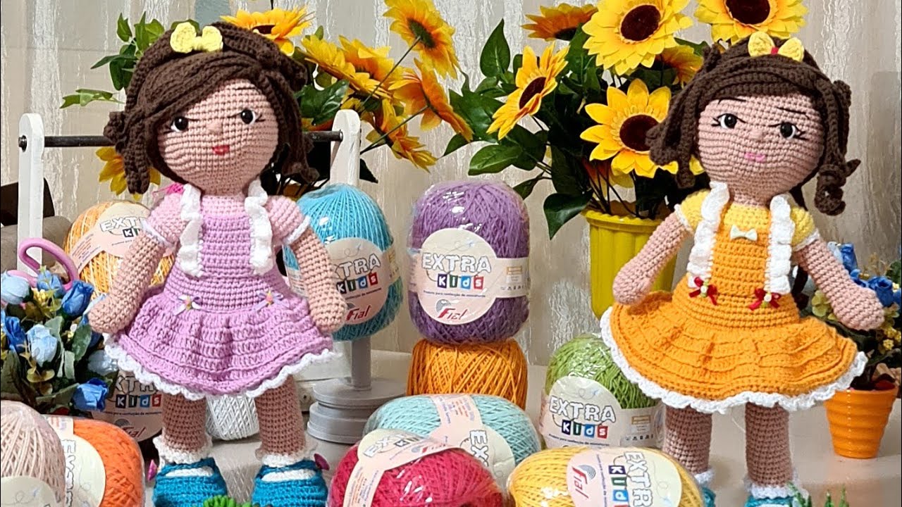 Boneca Amigurumi Hanna ll parte 2