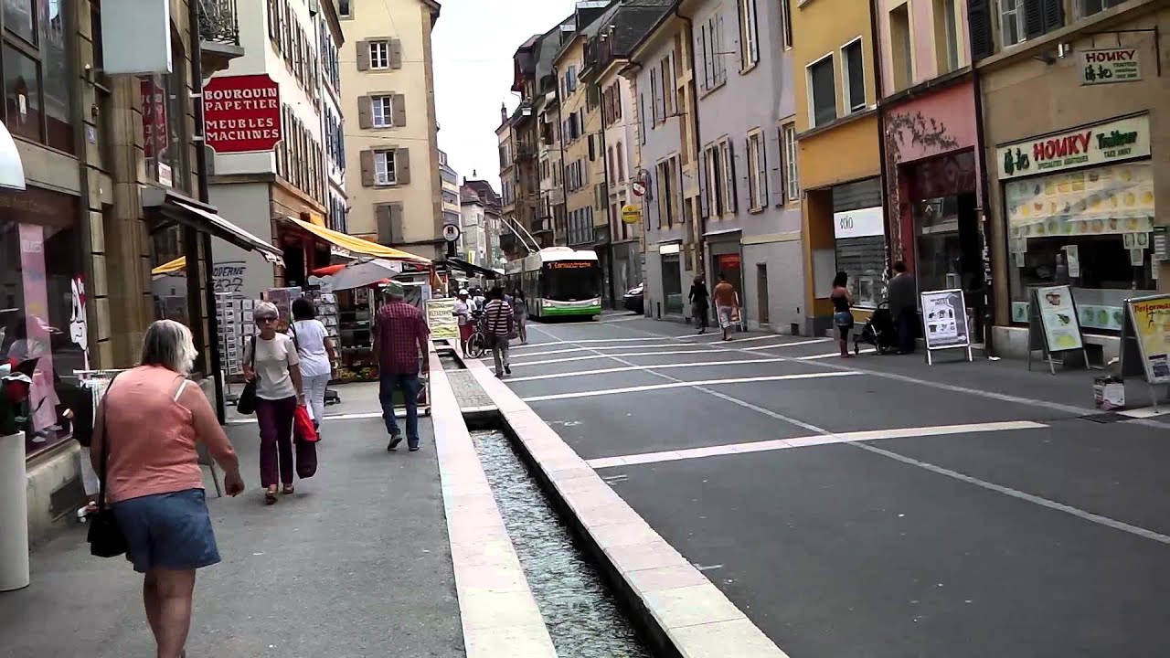 City Centre, Neuchatel, Switzerland