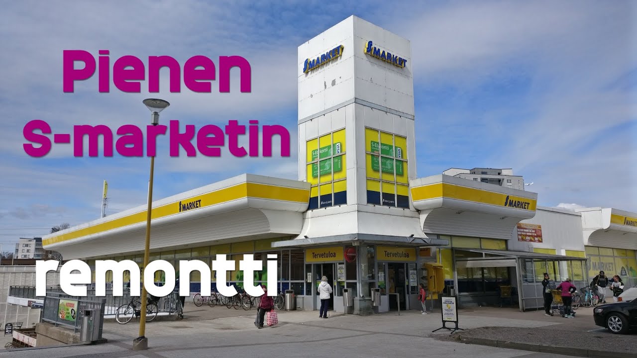 S-market Korson aseman remontti kev&auml;&auml;ll&auml; 2022