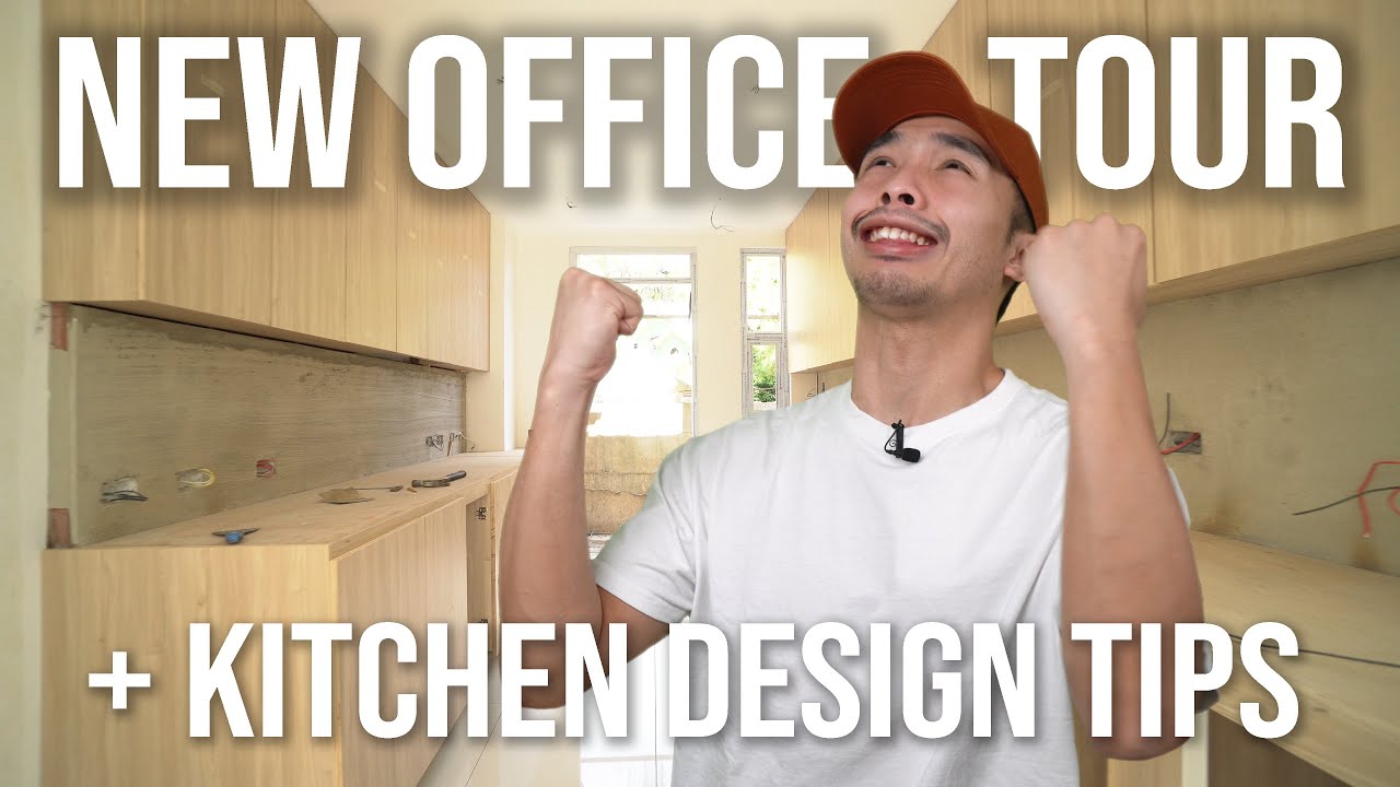OFFICE CONSTRUCTION TOUR + KITCHEN DESIGN TIPS