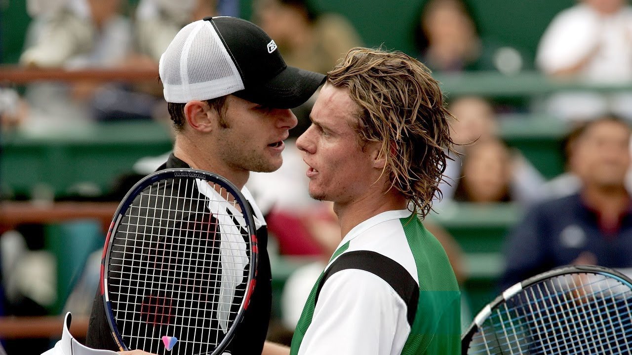 Andy Roddick vs Lleyton Hewitt 2004 YEC Houston SF Highlights