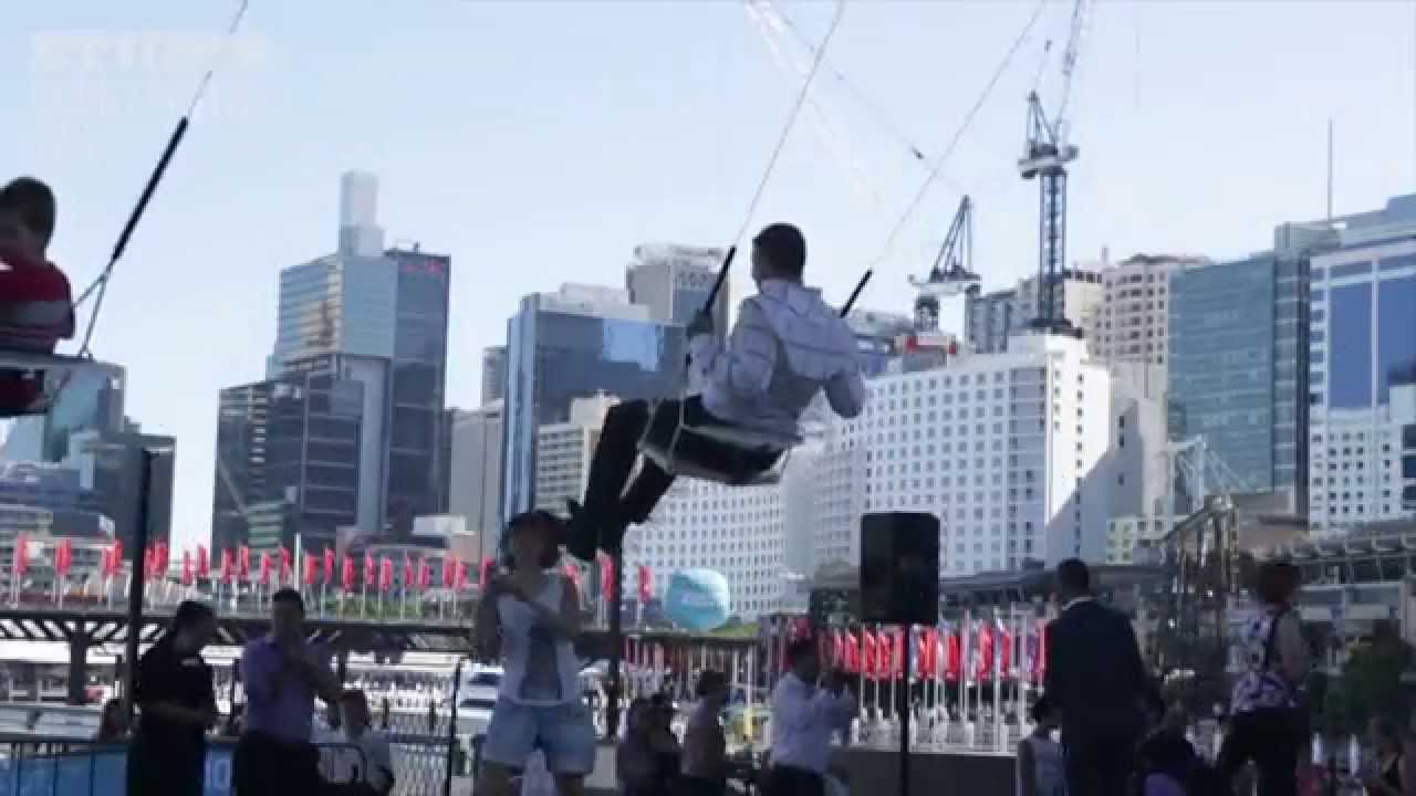 Sydney Festival: Waterfall Swing