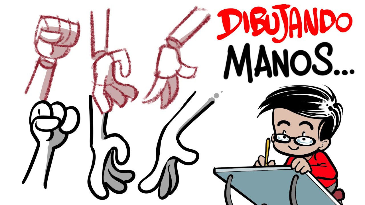 COMO DIBUJAR MANOS F&Aacute;CILMENTE