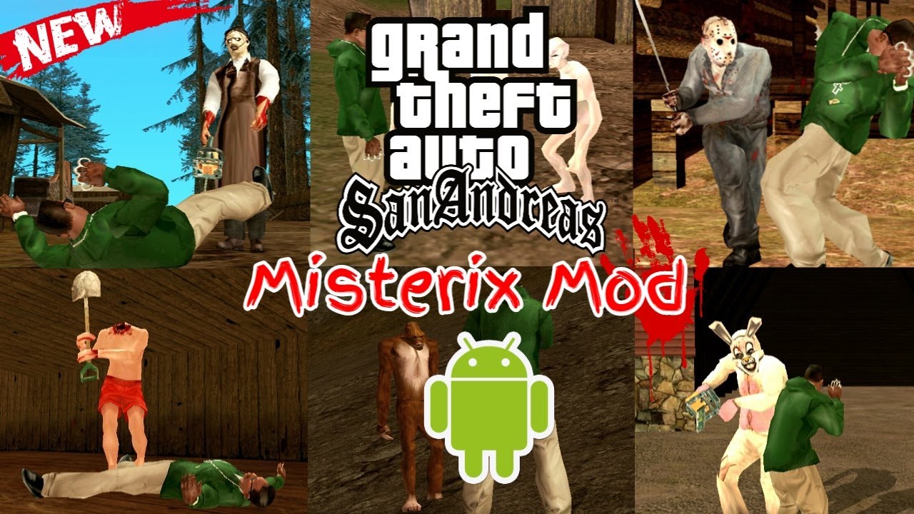 Gta San Andreas Misterix Mod For Android | All New Monsters| Final Version| Cleo