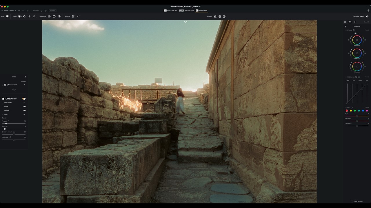 My Photo Editing Workflow: CineDream