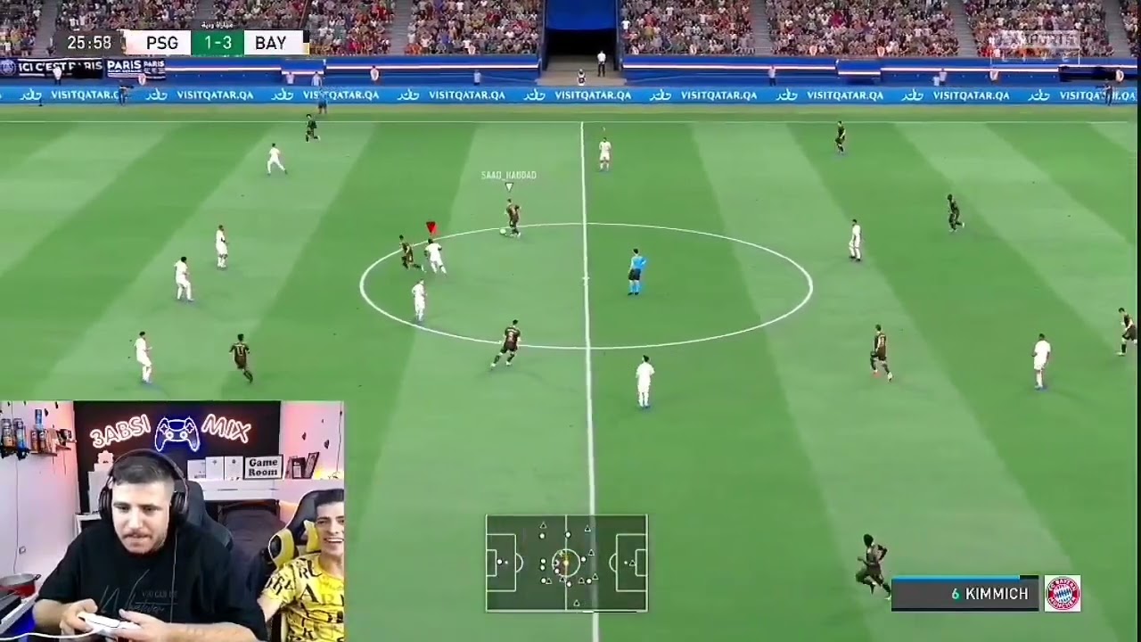 عبسي يلعب فيفا وذباح يستفزه بعرااات