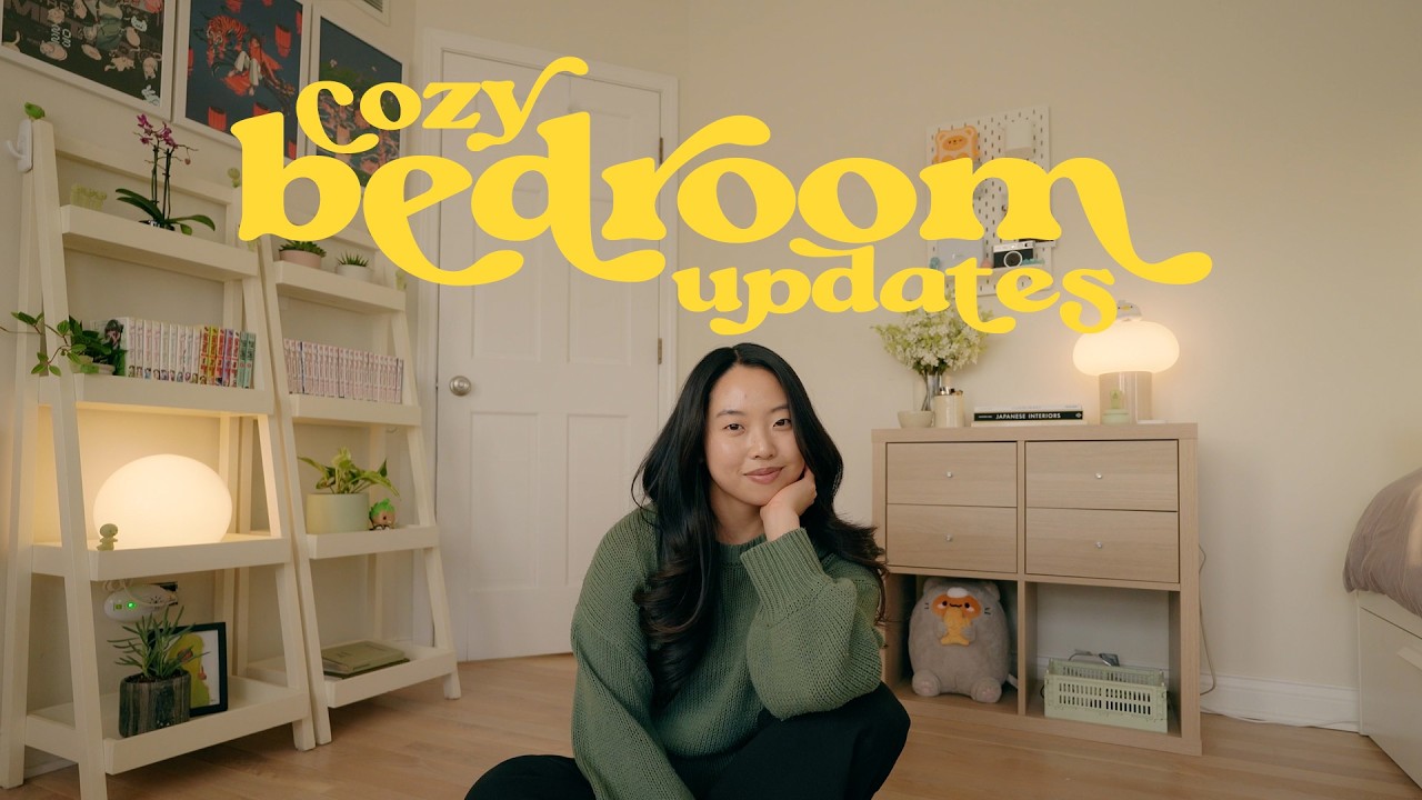 my cozy room set-up & functional bedroom updates