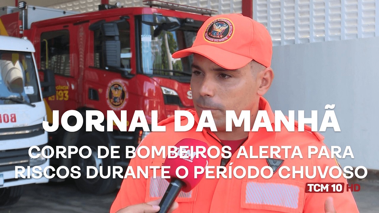 Jornal da Manhã - Corpo de Bombeiros alerta para riscos durante o período chuvoso