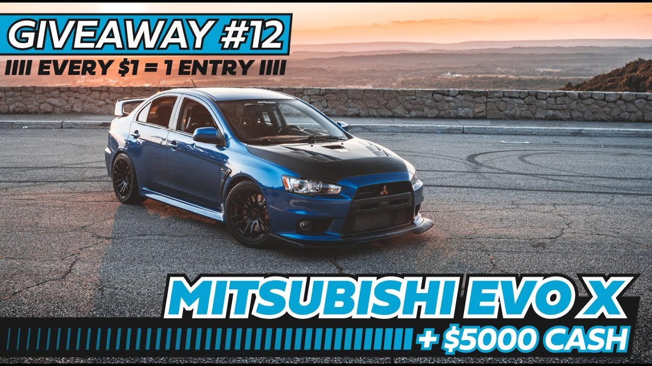 PRIME DRIVEN JDM Car Giveaway #12 - Mitsubishi Evolution X + $5,000 CASH!
