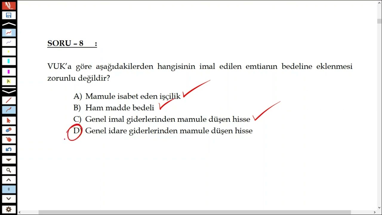 GENEL DENEME – 2 ÇÖZÜMLERİ - HÜSEYİN ÇUKURTEPE