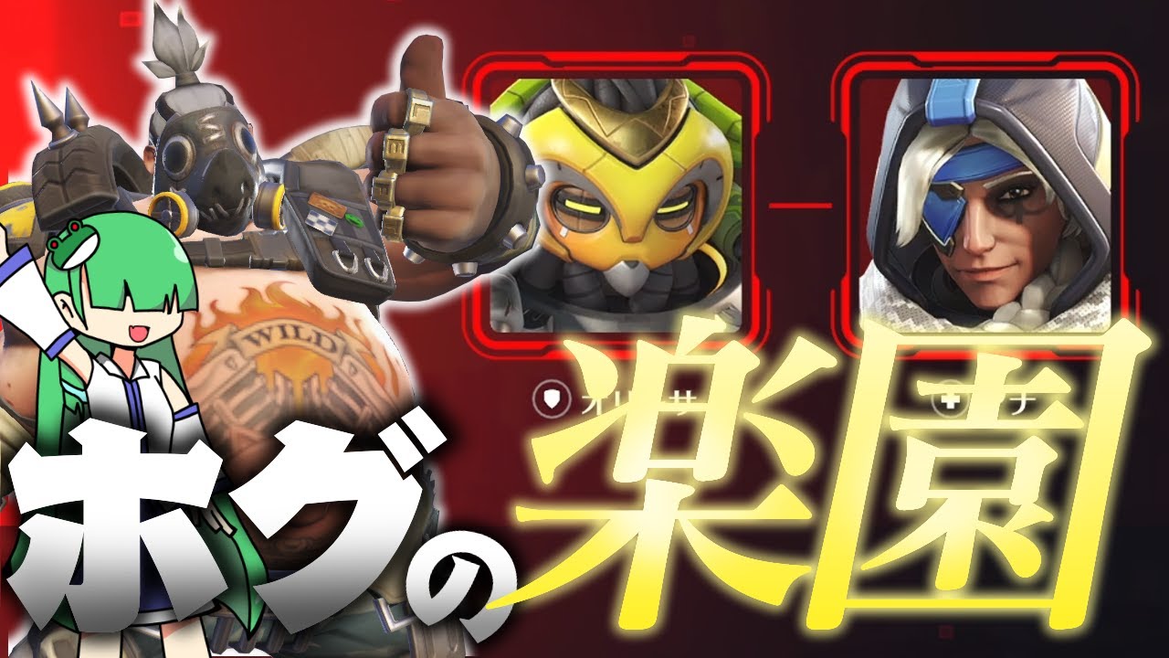 アンチキャラがいないときのホグが快適で最強すぎる【OW2】
