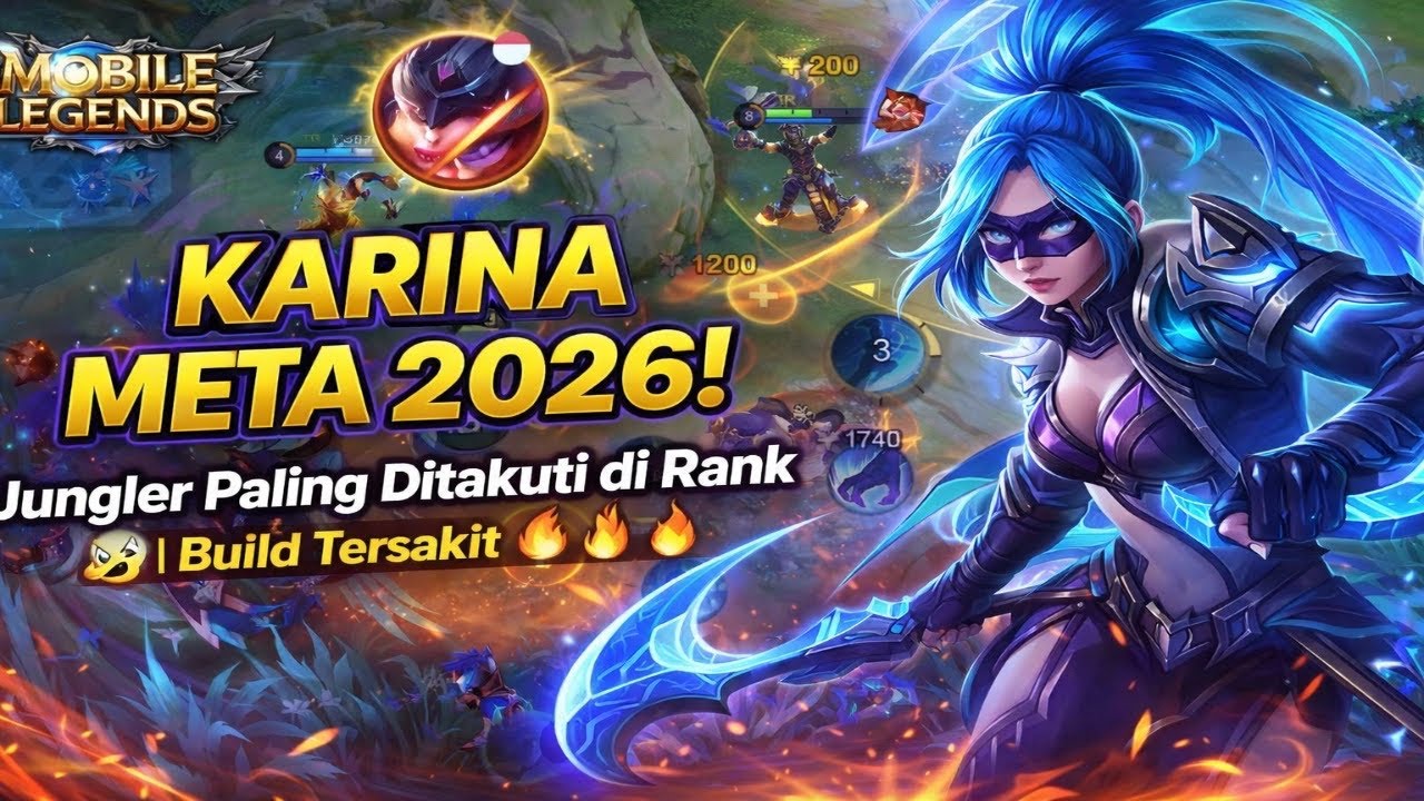 KARINA META 2026! Jungler Paling Ditakuti di Rank 😱🔥 | Build Tersakit
