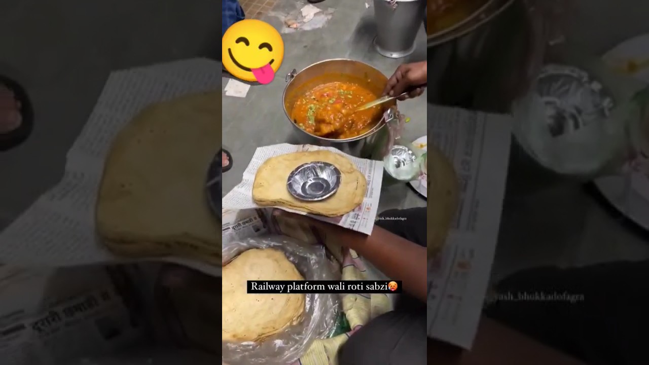 Midnapur's Famous Roti Sabji in Railway station 🚉😋😋। Indian street food