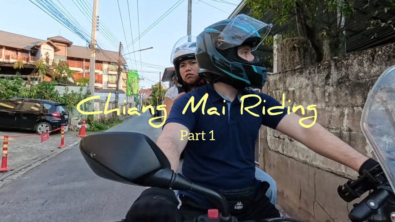 ขี่มอเตอร์ไซค์ honda cb500x เล่นในเมืองเก่าเชียงใหม่และลองใช้ Insta360 x4air  