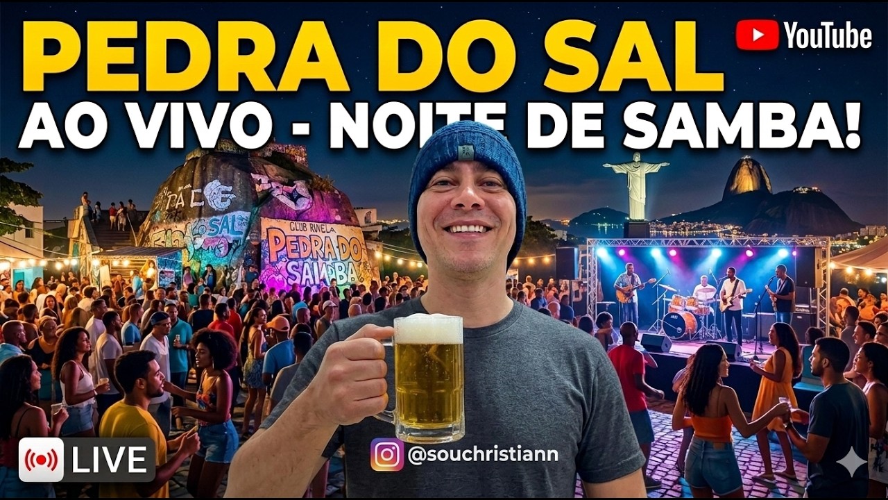 🛑 PEDRA DO SAL AO VIVO: A vibe que você só ver por aqui ! 🍻🥁  Puro suco do Rio 🎉