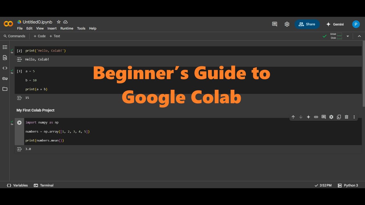 Beginner&rsquo;s Guide to Google Colab