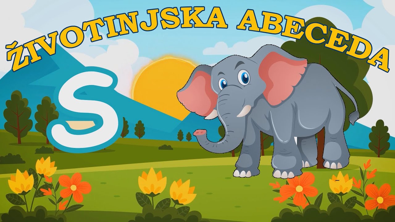 ABECEDA I SLOVA 🔵 Učimo zivotinjsku abecedu 🟡 Pepi TV Crtani Za Djecu 🔵 Ucimo Zivotinje za decu 🟡