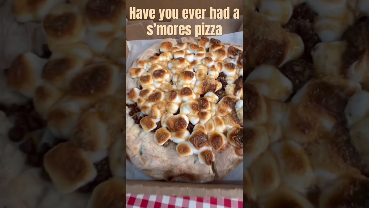 Have you had a s&rsquo;more pizza 🍕
