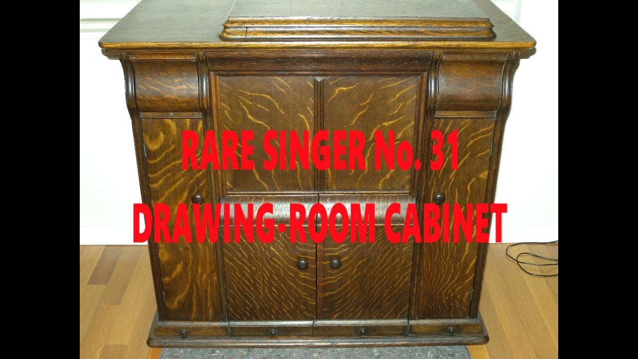1921 Singer 66-1 No. 31 Drawing-Room Cabinet