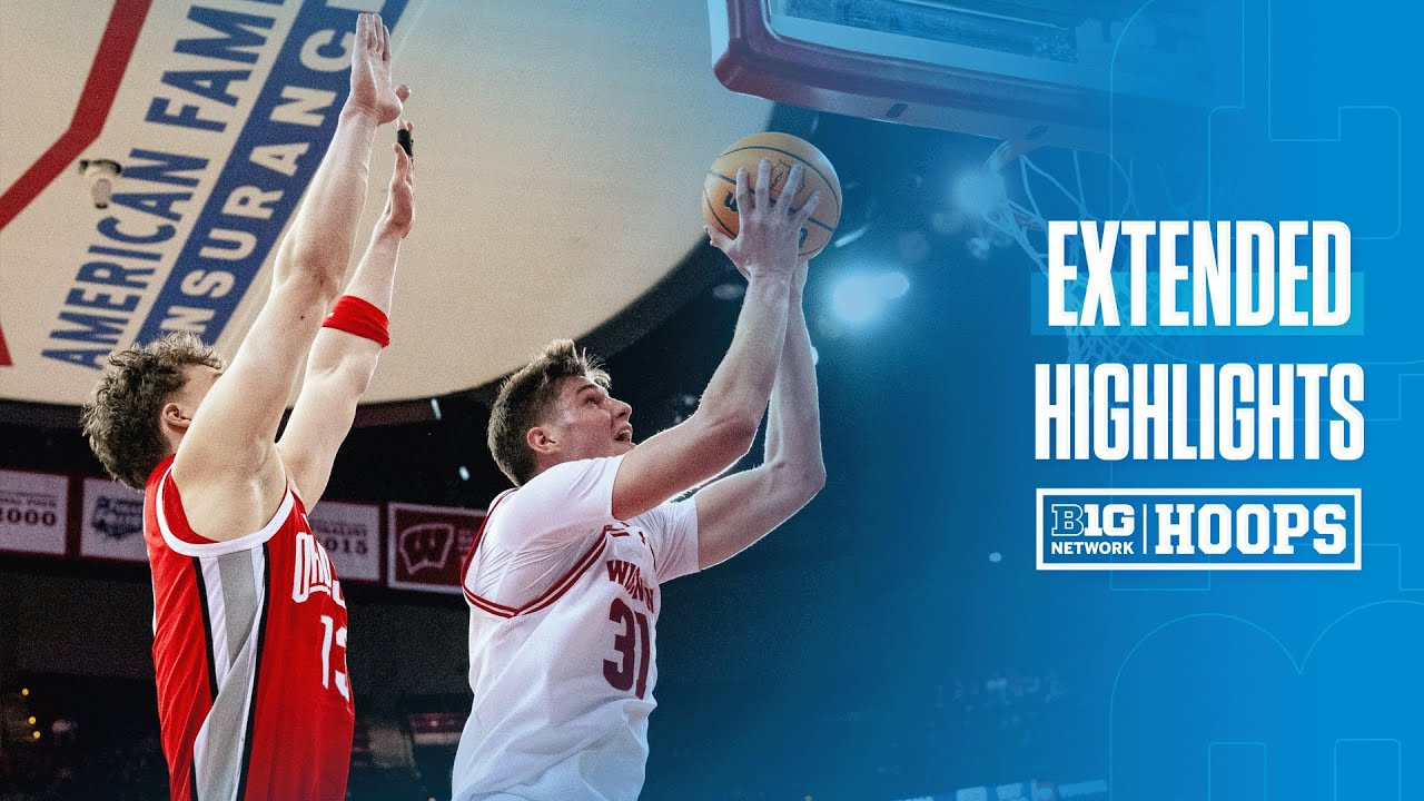 Ohio State vs. Wisconsin | EXTENDED HIGHLIGHTS | Big Ten Men's Basketball | 01/31/26