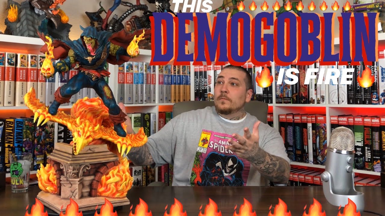 Custom DEMOGOBLIN Statue Unboxing & Review | SPIDER-MAN Villain
