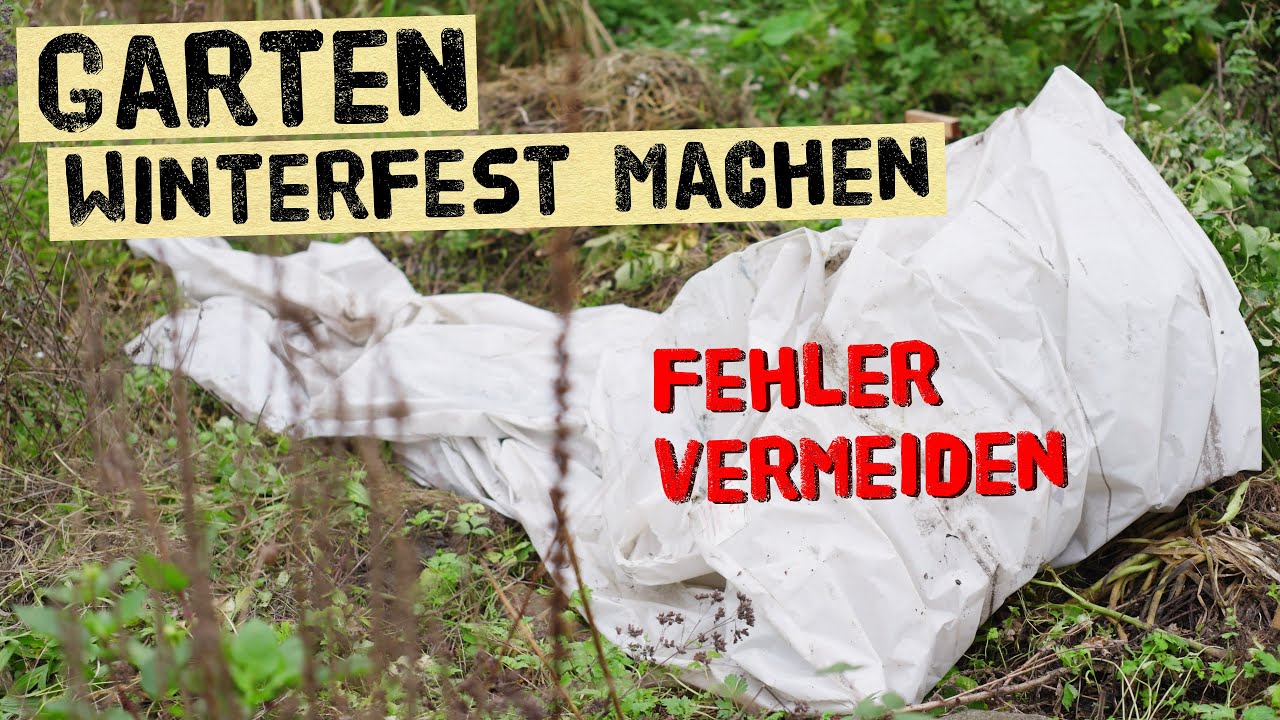 Garten winterfest machen - So  bereitest du deinen Gem&uuml;segarten auf den Winter vor.