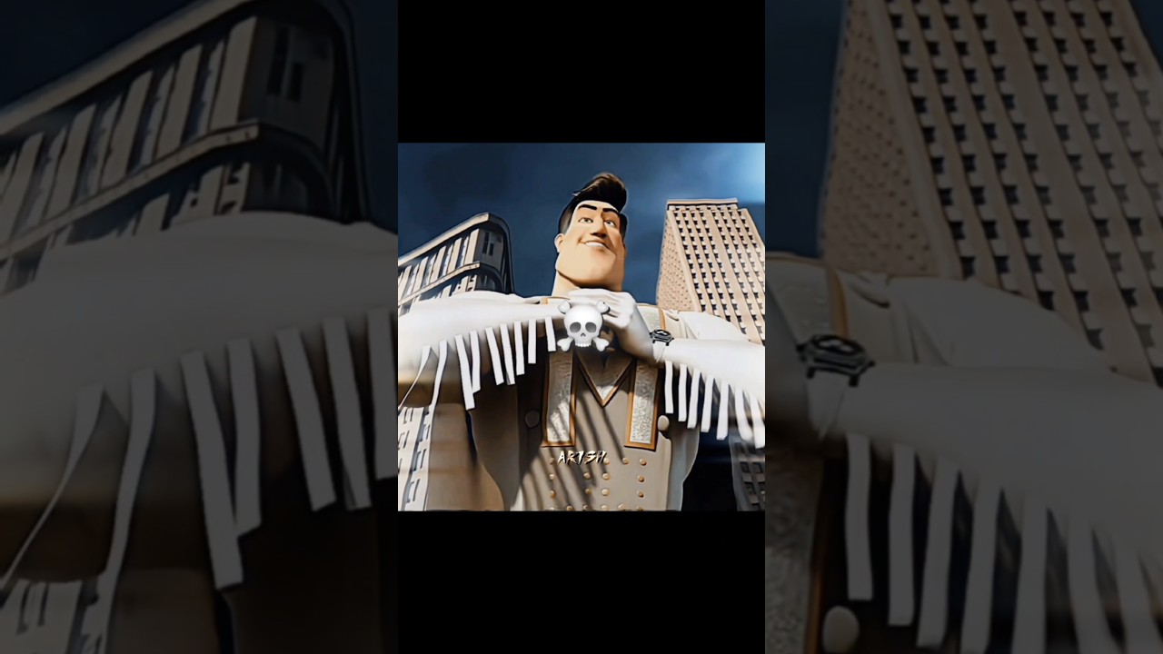 megamind 🥶☠️ #cartoonvideo #megamind