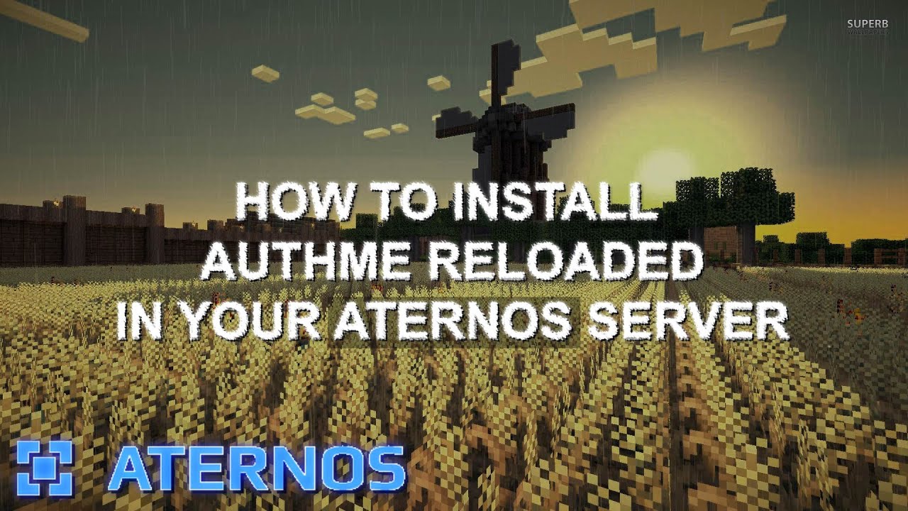 HOW TO INSTALL AUTHME RELOADED IN YOUR ATERNOS SERVER | AuthmMe Reloaded 2023
