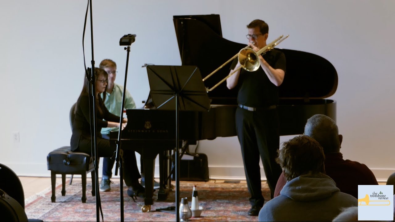 Tim Higgins plays the Brotons Trombone Concerto live at the Trombone Retreat!