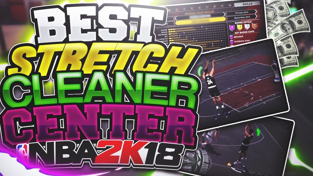 NBA 2K18 &bull; BEST CENTER BUILD IN THE GAME (STRETCH CLEANER) 🔥 &bull; FIRST EVER DEMIGOD CENTER MADE 😱