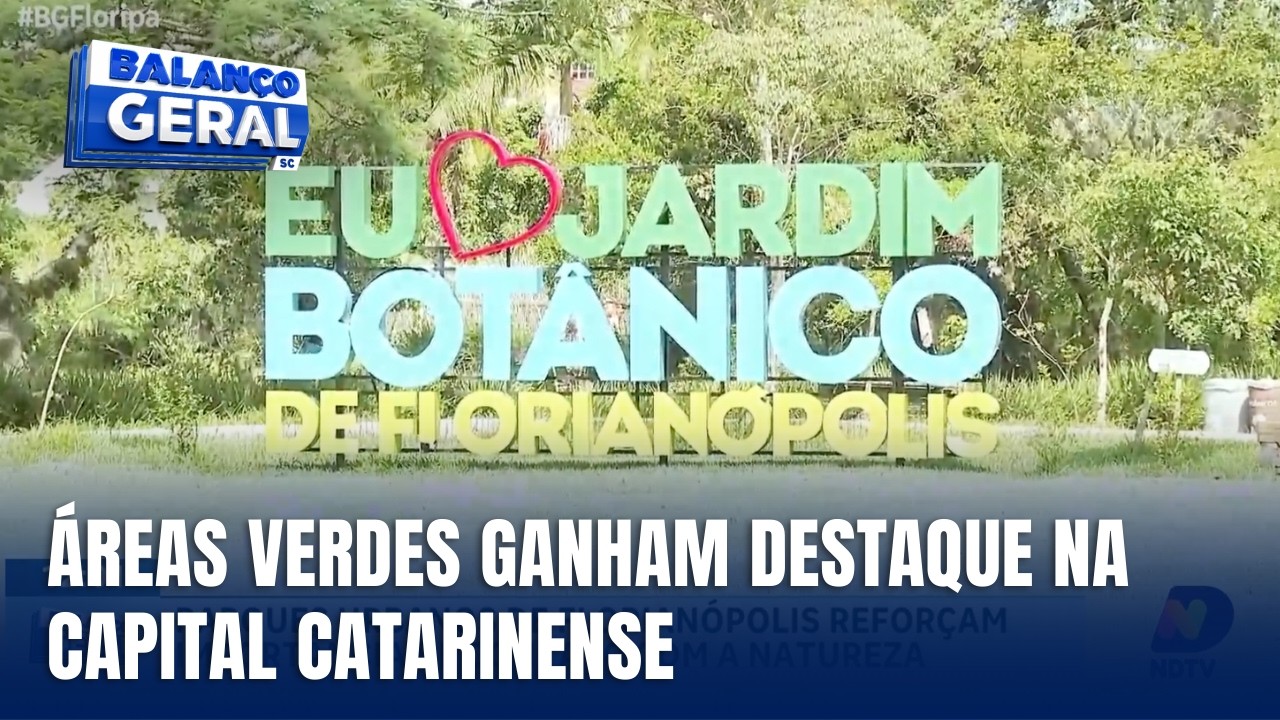 Parques urbanos reforçam contato com a natureza em Florianópolis