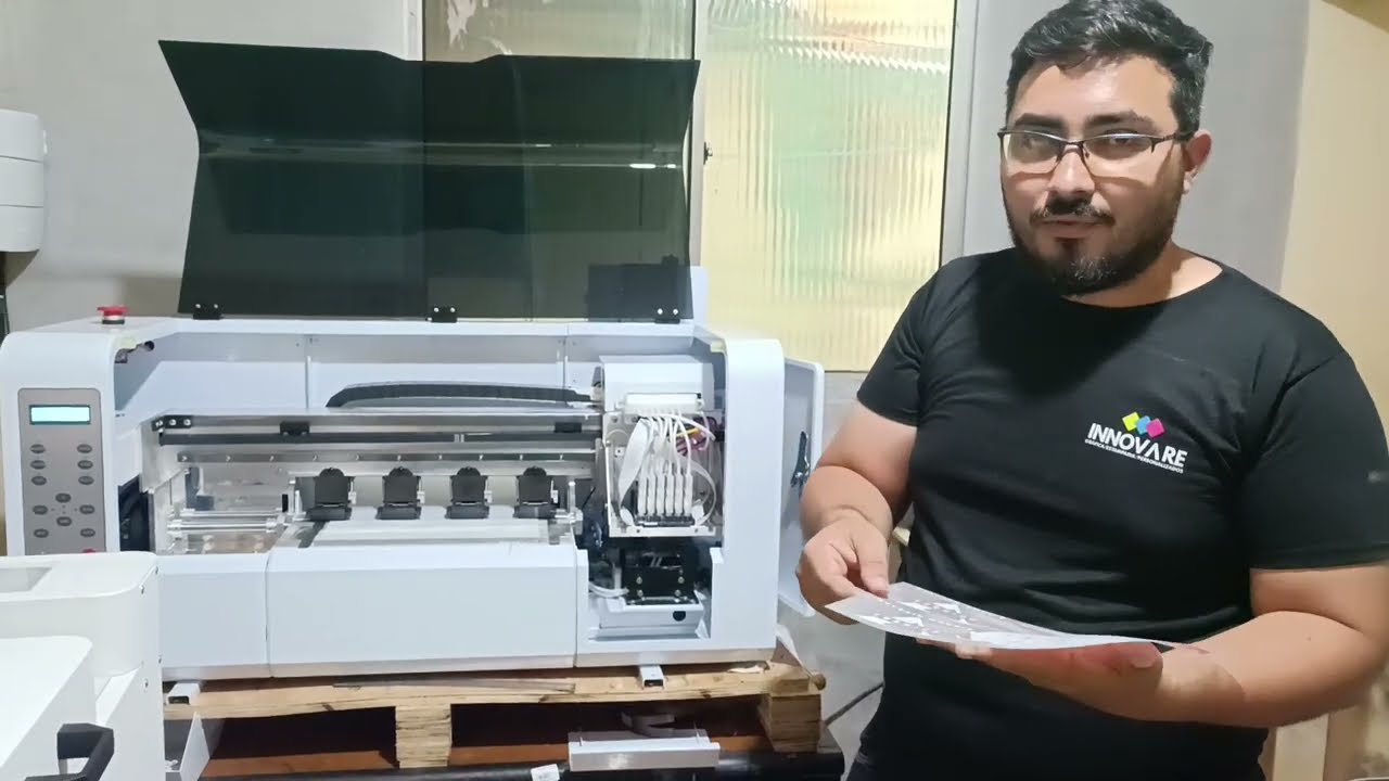 DTF TEXTIL Como fazer poucas tiragem na impressora industrial
