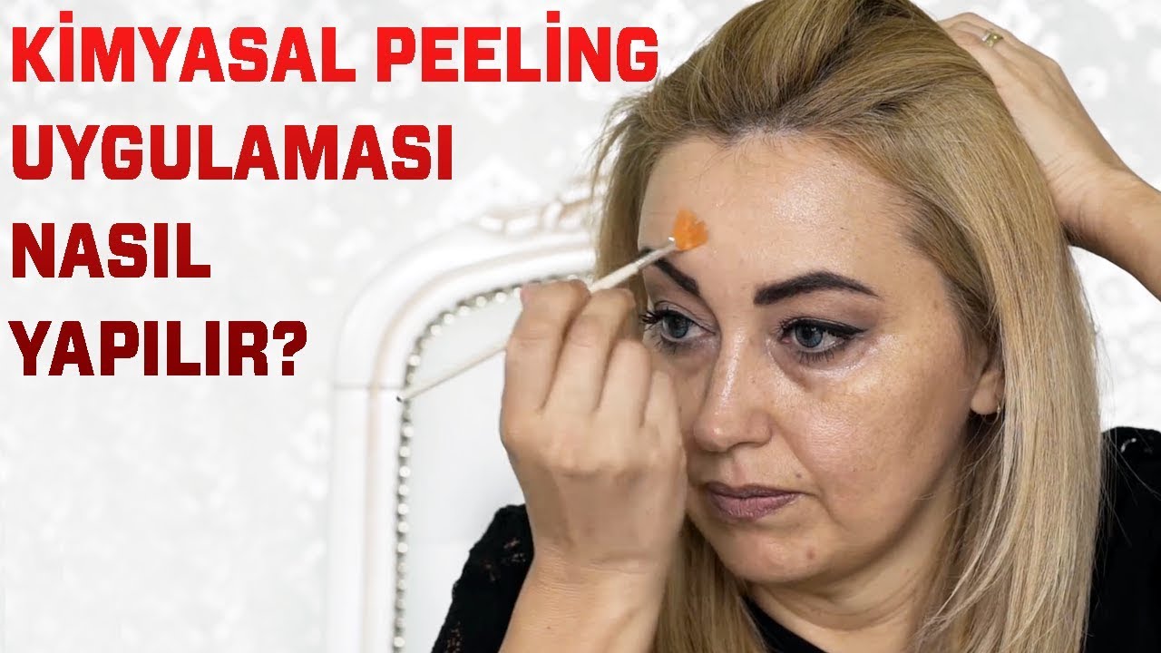 Kimyasal Peeling Uygulaması Nasıl Yapılır? Peeling Nedir?