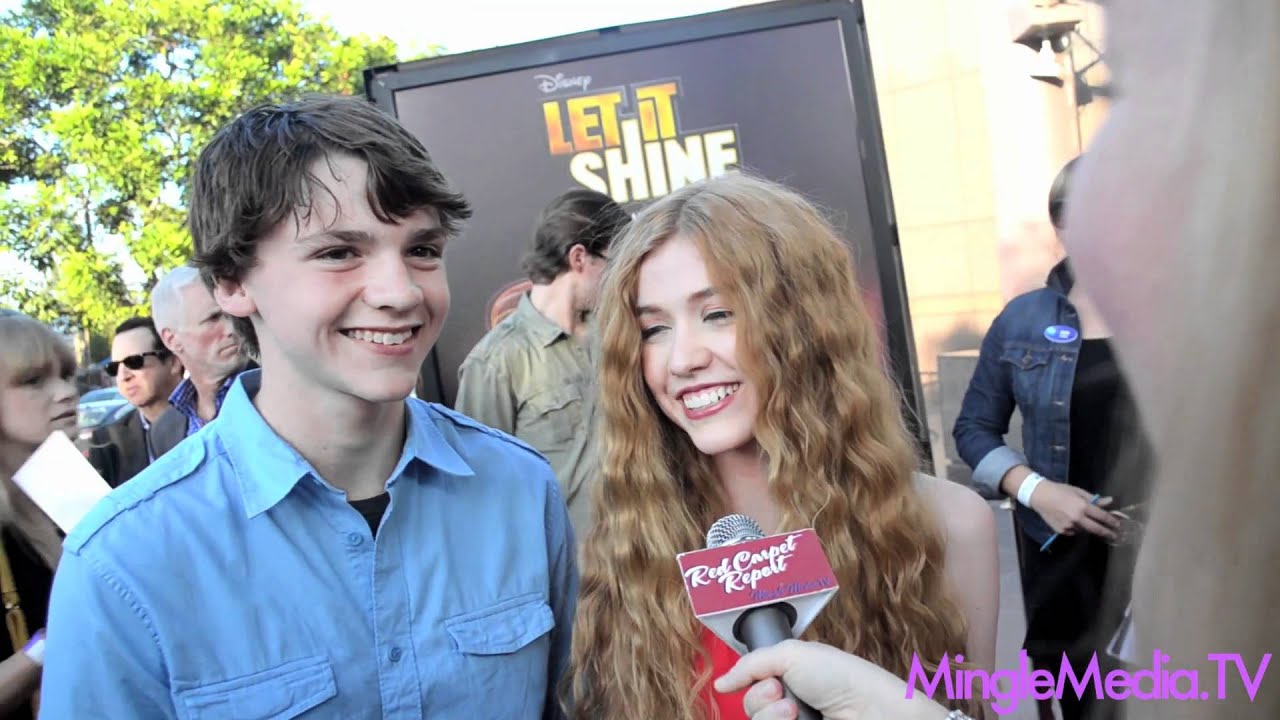 Joel Courtney & Katherine McNamara at the Hollywood Premiere of Disney Channel's 