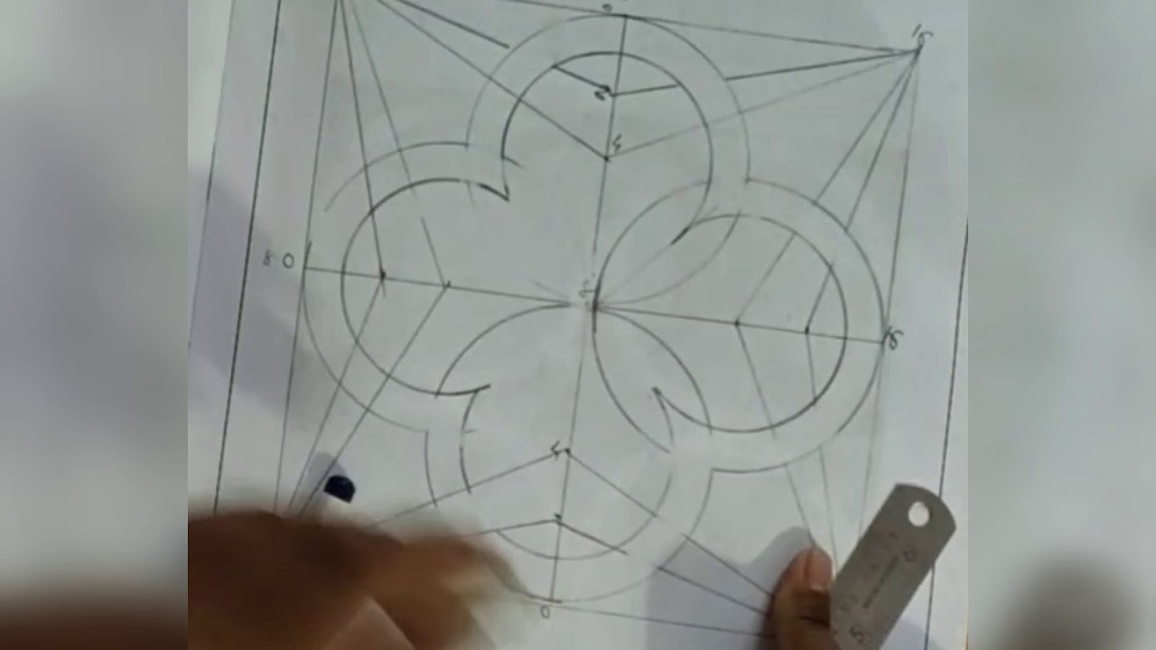 Std - 9 - EM - Drawing ( Geometrical Design) #lpsavani || #lpsavani