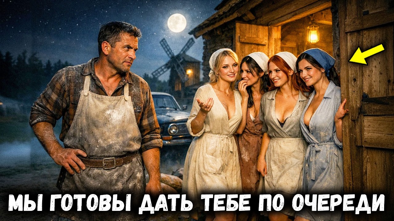 МЕЛЬНИК Приехал ЧИНИТЬ МЕЛЬНИЦУ в Горах. ЧЕТЫРЕ ДЕВУШКИ Ждали МУЖЧИНУ 5 ЛЕТ — Их ТАЙНА ИЗМЕНИЛА Всё!
