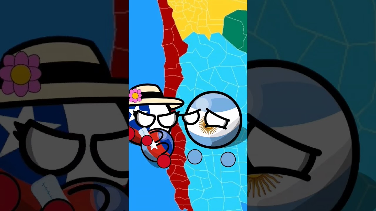 The son of Argentina and Chile #part7 #countryballs #humor #polandball