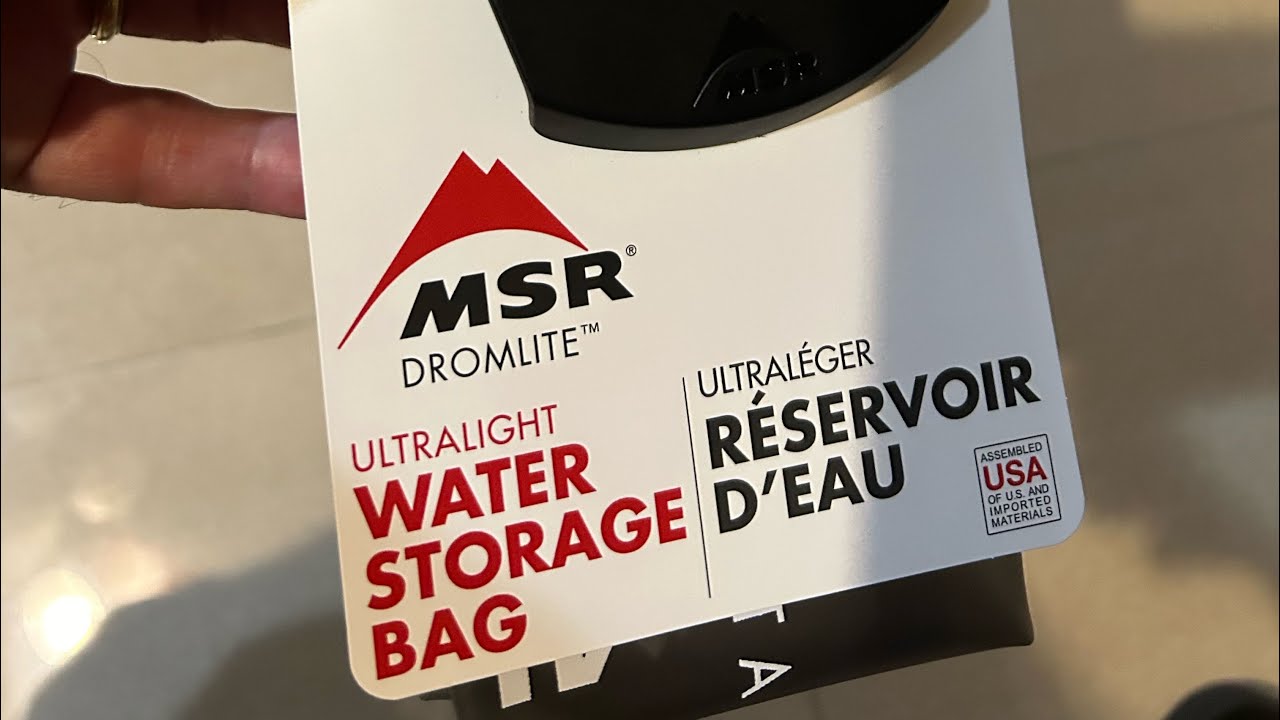 MSR Dromlite Ultralight WATER STORAGE BAG 4L